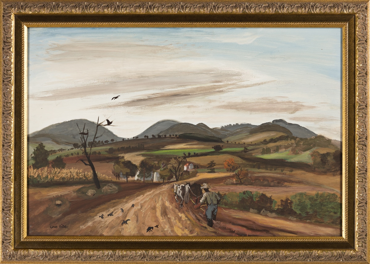 Louis Ribak | Plowing the Field (Circa 1935) | MutualArt