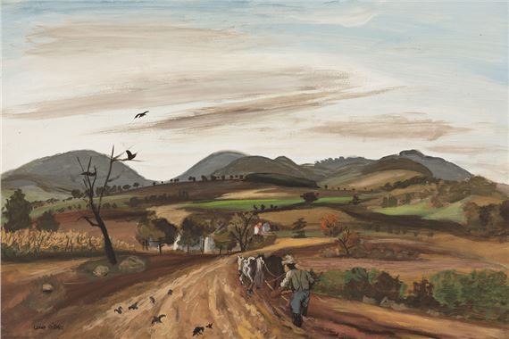 Louis Ribak | Plowing the Field (Circa 1935) | MutualArt
