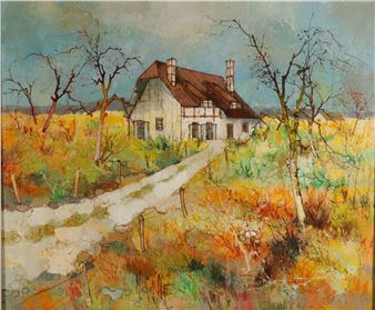 farmhouse in winter - Michel Nat