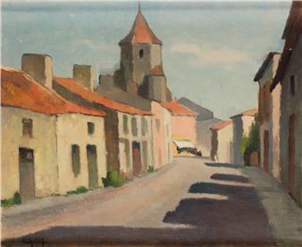 &quot;Calle de pueblo&quot; - Ulysse Gorrin