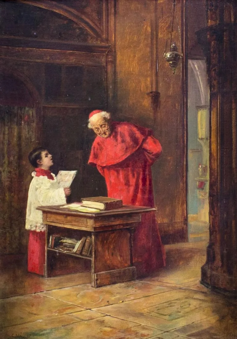 C. Muller | Cardinal and Altar Boy | MutualArt