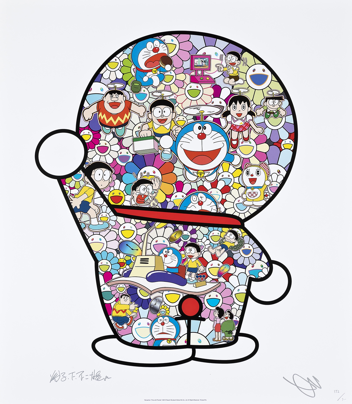 Takaoka Art - Artist: Takashi Murakami x Doraemon Title: Time Warp