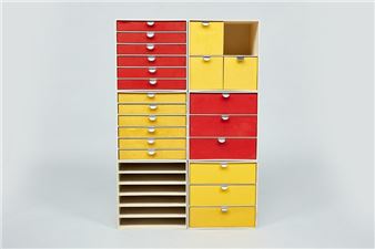 Set of six modular 'Palaset' storage cubes - Ristomatti Ratia