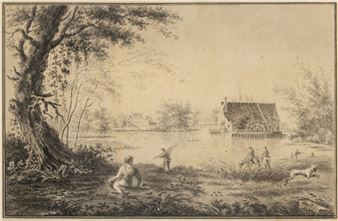 Bord d'étang animé - Sophie Debon