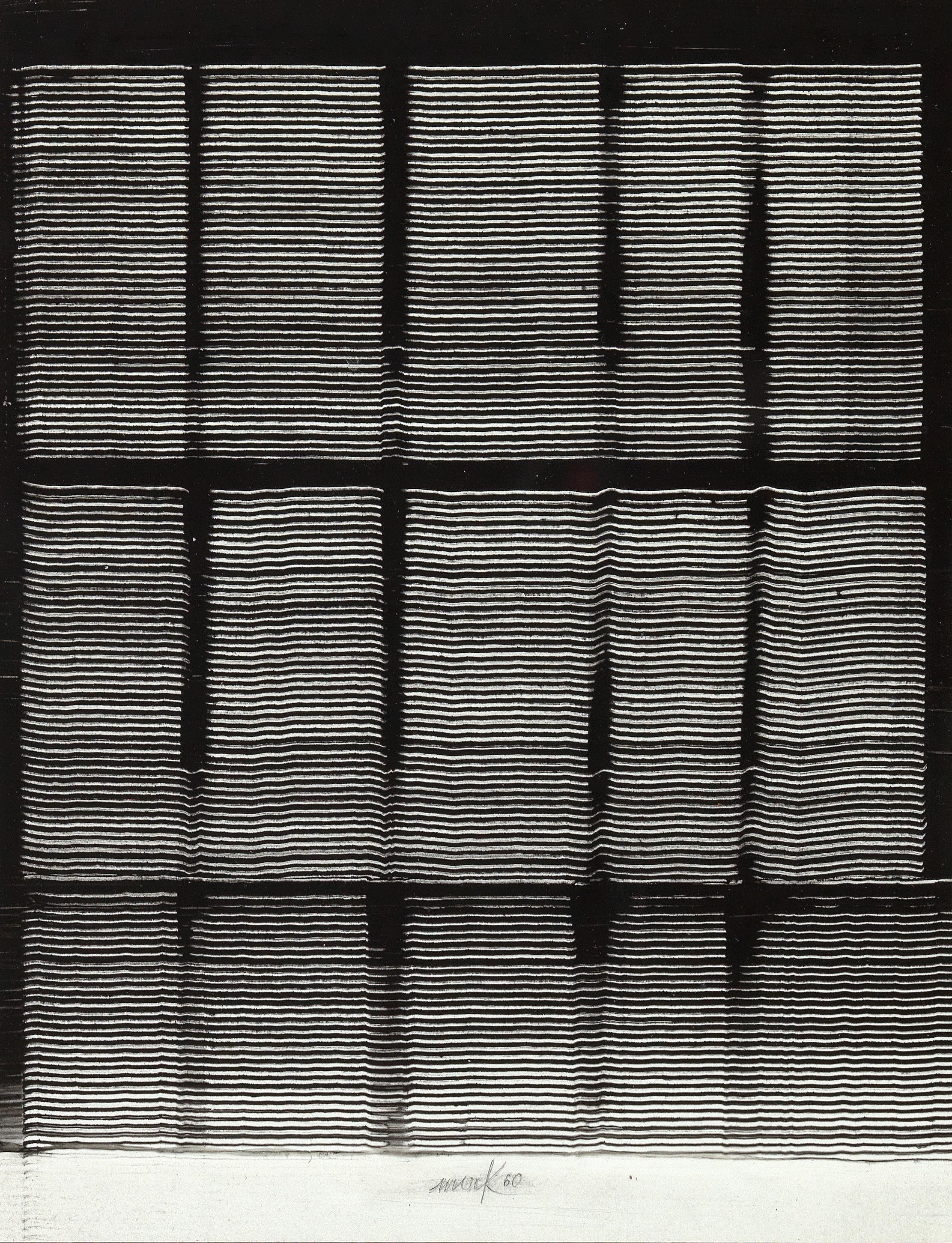 Artwork by Heinz Mack, Untitled, Made of resin on paper