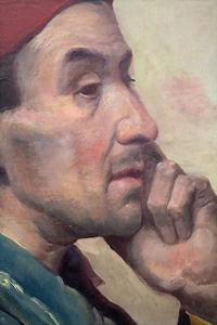 Carl Wilhelm Hübner | 'Der Denker' / 'The thinker' | MutualArt