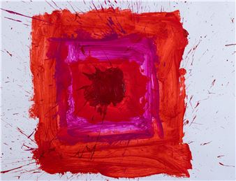 "Quadratische Sonne" - Hommage a Josef Albers (Ze Rosenheim Series) - Christian Stock