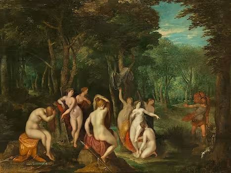 Diana und Actaeon - Gillis Coignet II