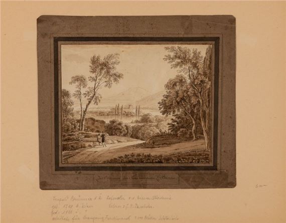 Südliche Landschaft - Leopold Brunner the Elder