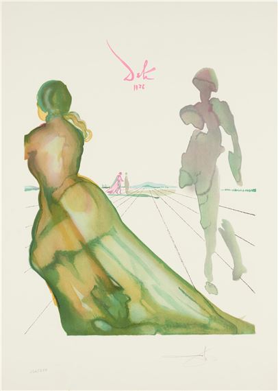 Salvador Dalí | Infidèle épouse de Ménélas, from L'Art d'Aimer d