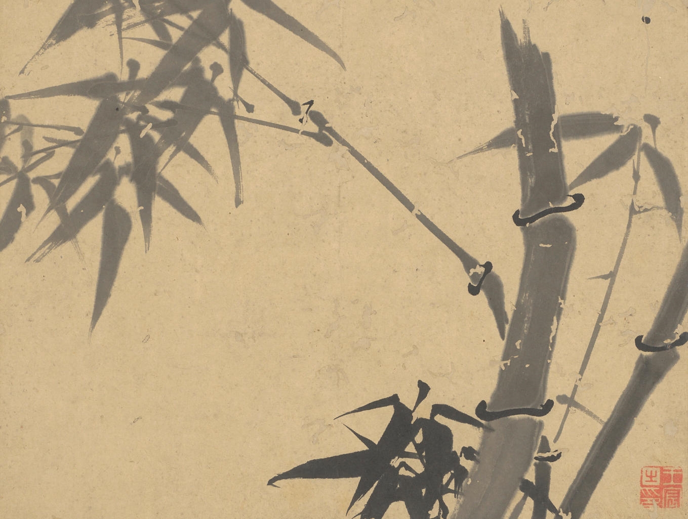 Artwork by Wang Chen, Album of Ink Bamboo, Made of ink on paper