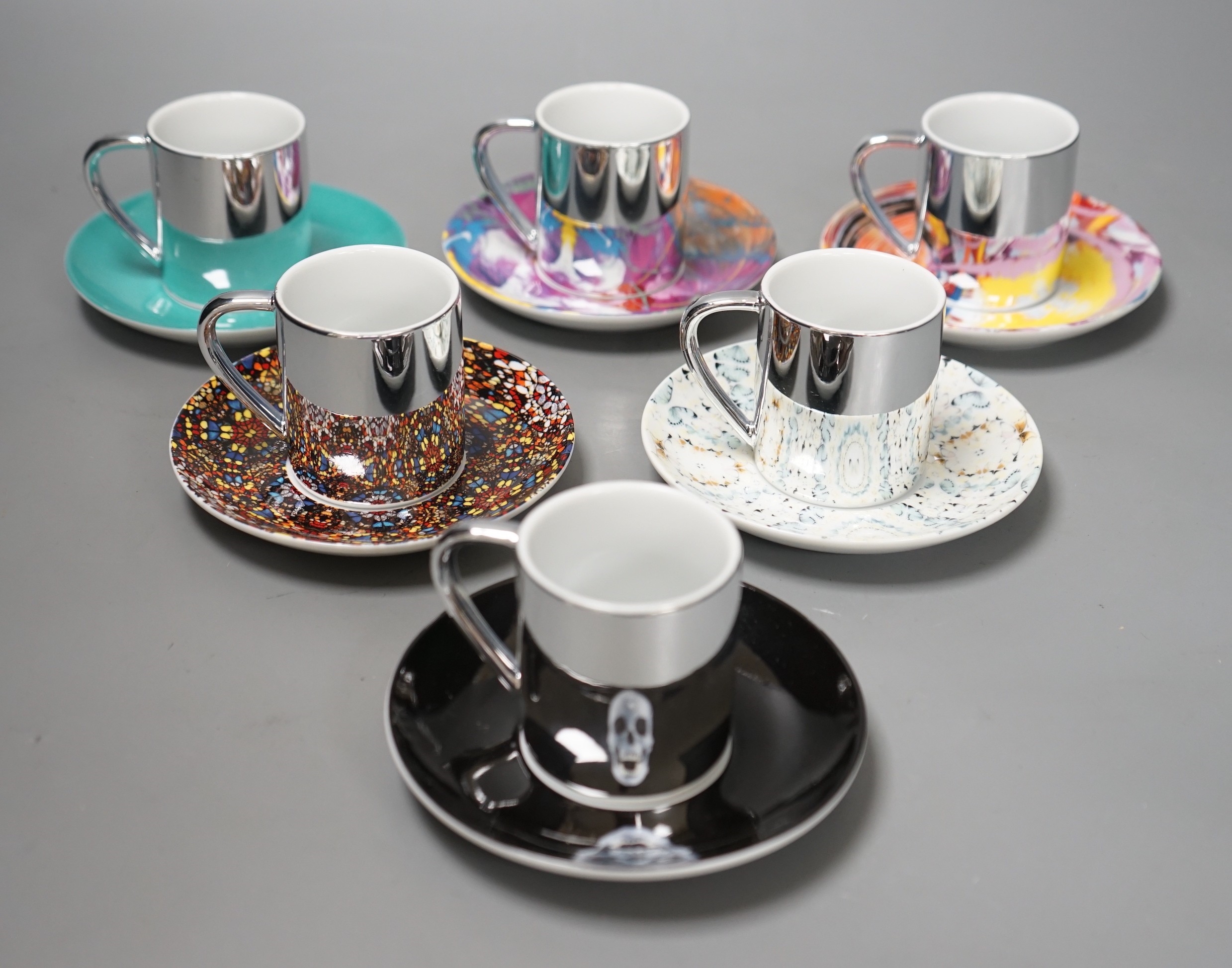 Damien Hirst Espresso cups and saucers (2007 2008) MutualArt