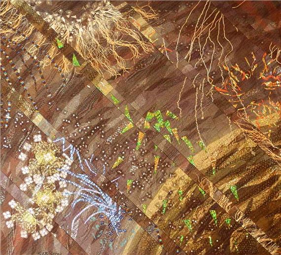 Carole Sabiston | Raku Planet with Fireworks I (1987) | MutualArt