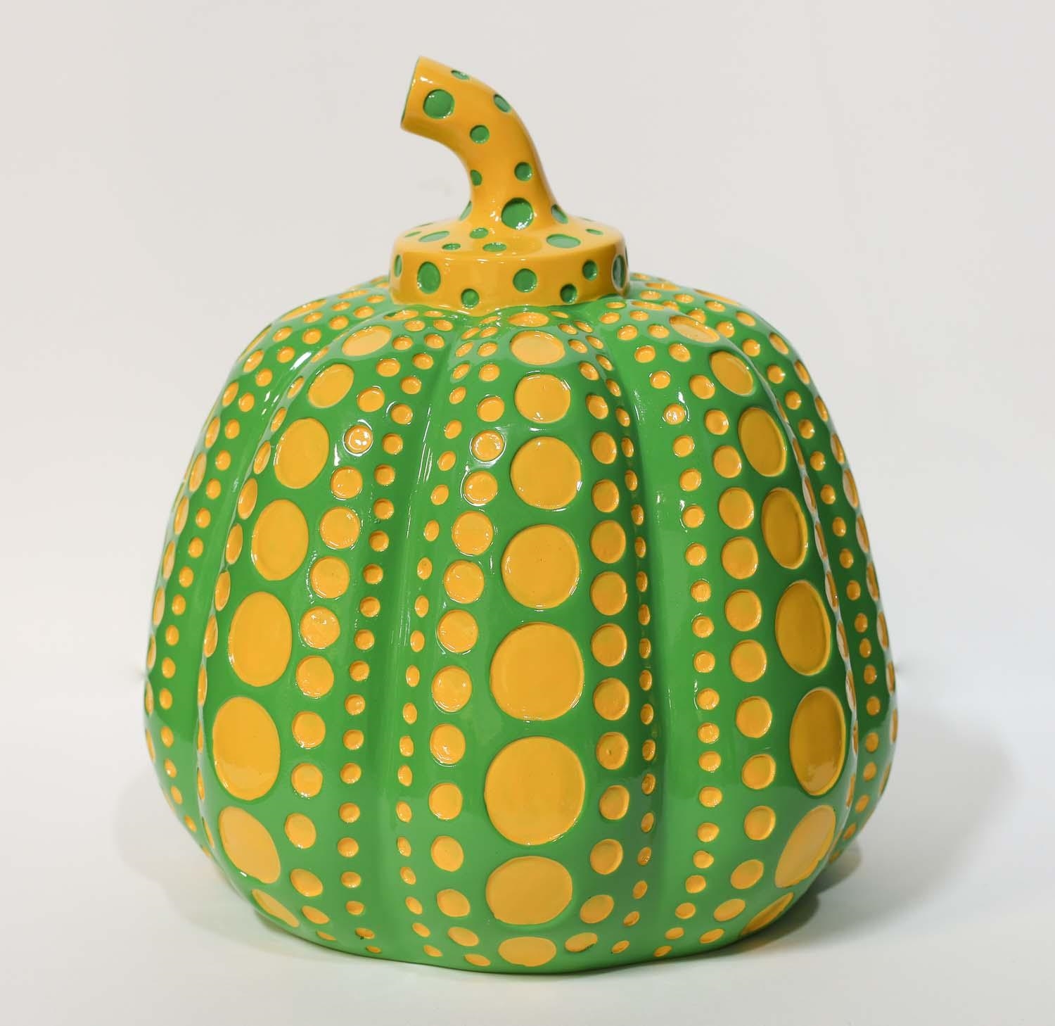 Yayoi Kusama Green Pumpkin MutualArt