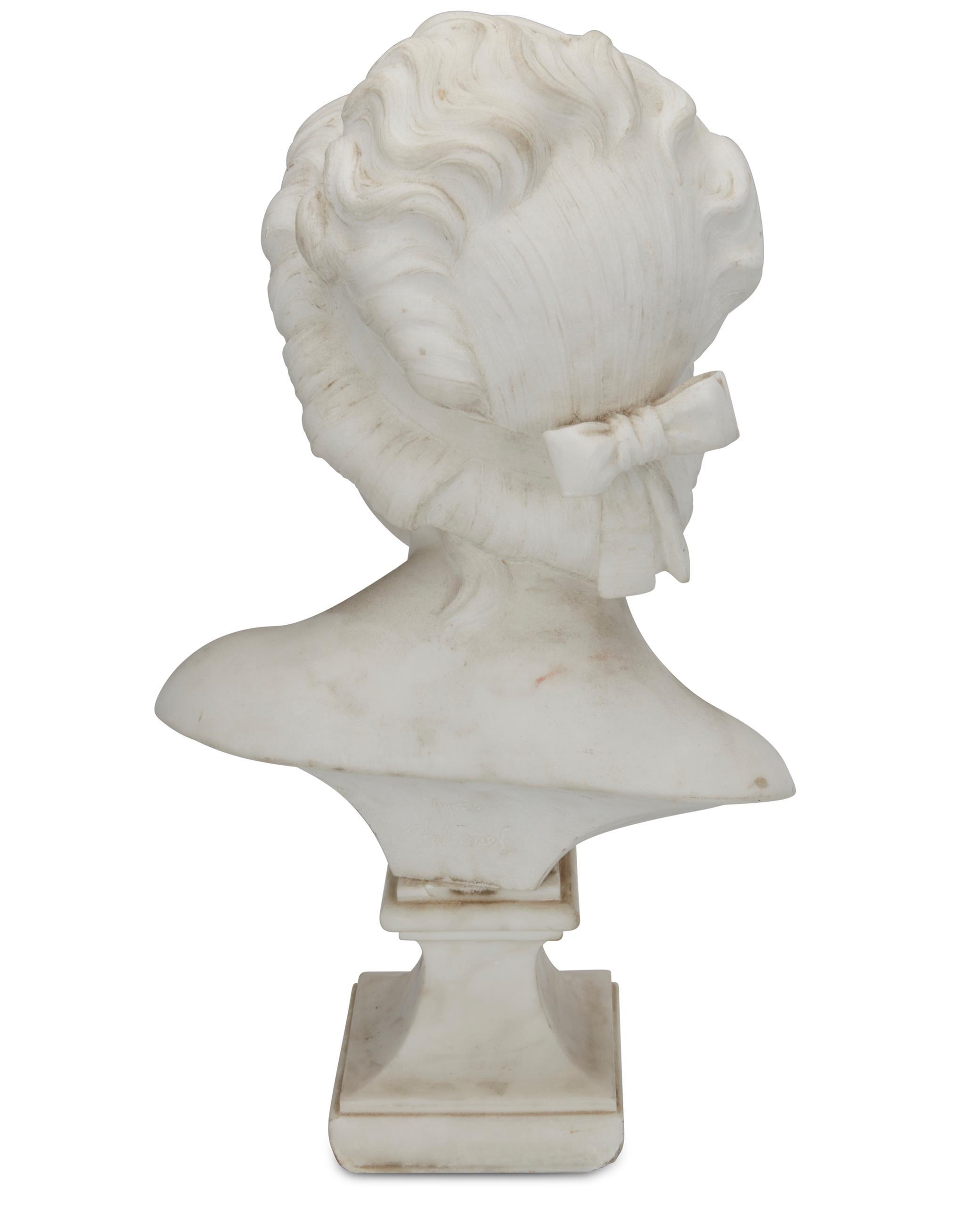 Étienne-Maurice Falconet | A bust of young girl | MutualArt