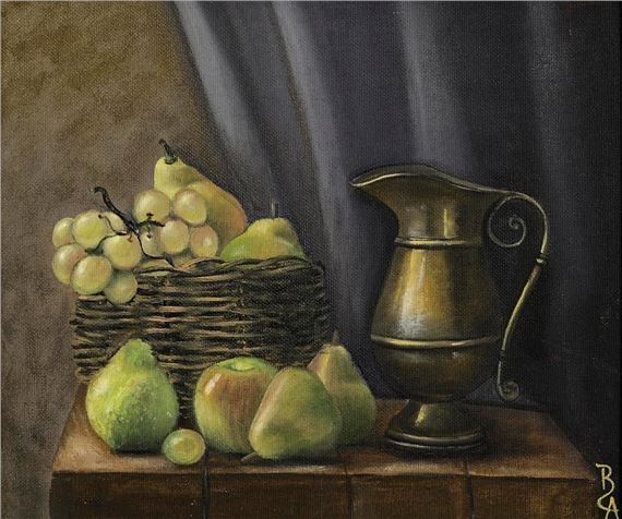 Still Life - Fruit and Jug by Bernard Allison