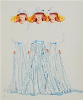 Three Ladies - Judith Caufield Walsh