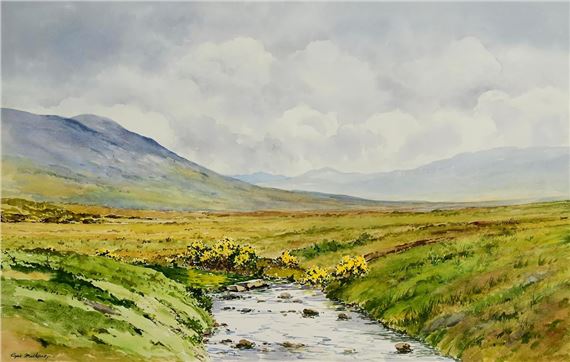 Twelve Bens, Connemara by Cyril Mulkernes