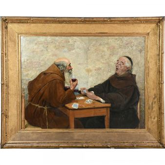 La partie de cartes - Candida Alvarez