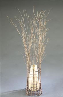 Jan Hopkins, "Perpetual Light," Fiber sculpture. - Jan Hopkins