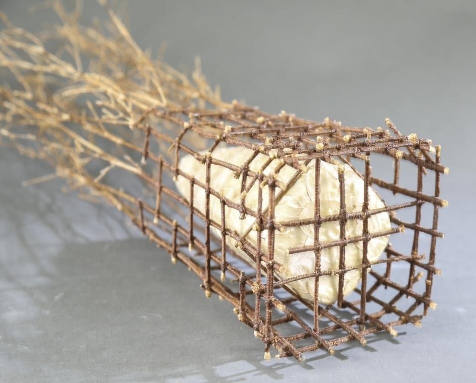 Artwork by Jan Hopkins, Jan Hopkins, "Perpetual Light," Fiber sculpture., Made of Fiber sculpture