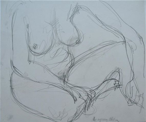 Nude study by Ib Spang Olsen