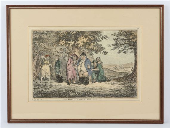 'Fortune Hunting' by James Gillray