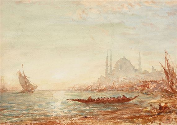 Vue du Bosphore by Félix Ziem