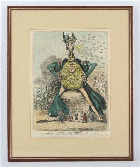 'Midas by James Gillray