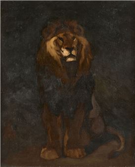 Lion triomphant - Auguste Lançon