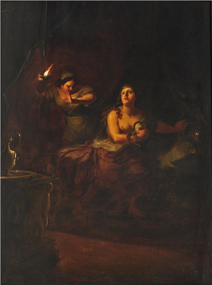 The Death of Cleopatra by Johann Jakob Dorner the Elder, 1777