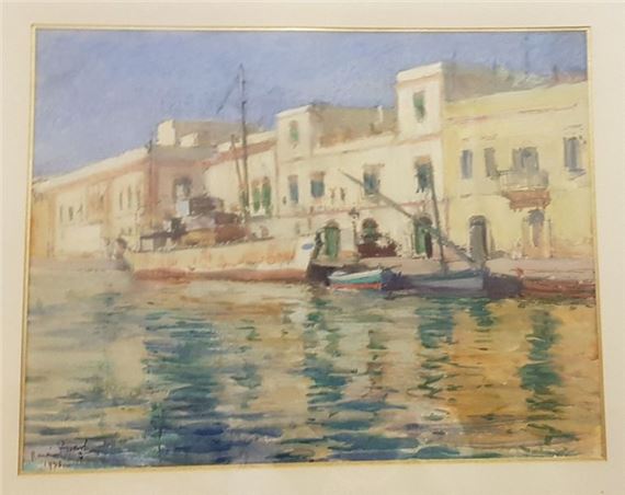 Charles Quint quay in La Gaulette by René Pinard, 1933