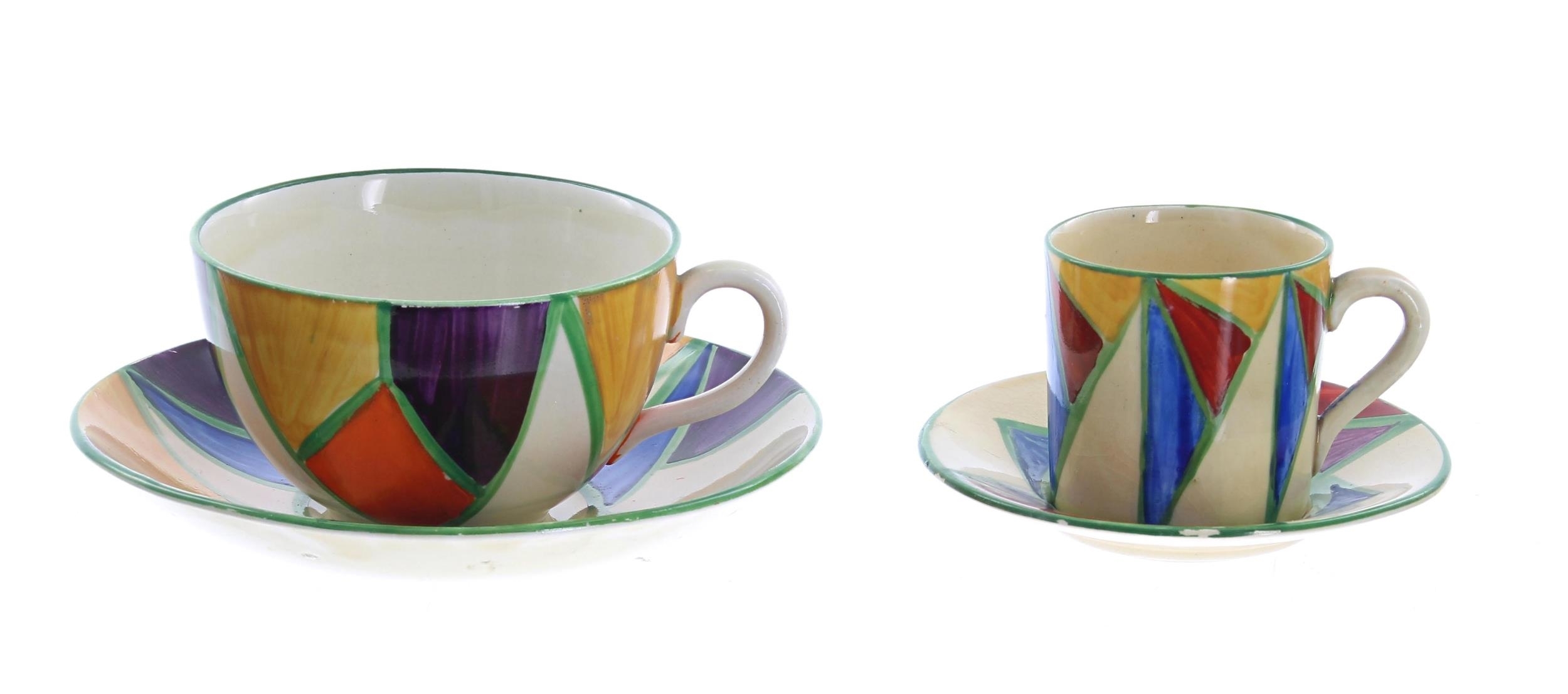 'Original Bizarre' globe tea cup and saucer