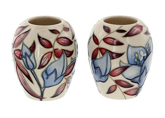 'Jacobs Ladder' small ovoid vases - Alicia Amison