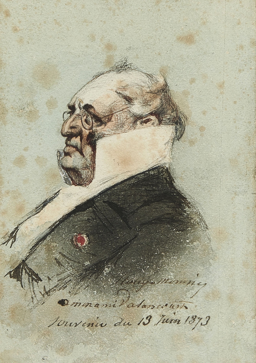 Henry Monnier Portrait de Monsieur Prudhomme (1873) MutualArt