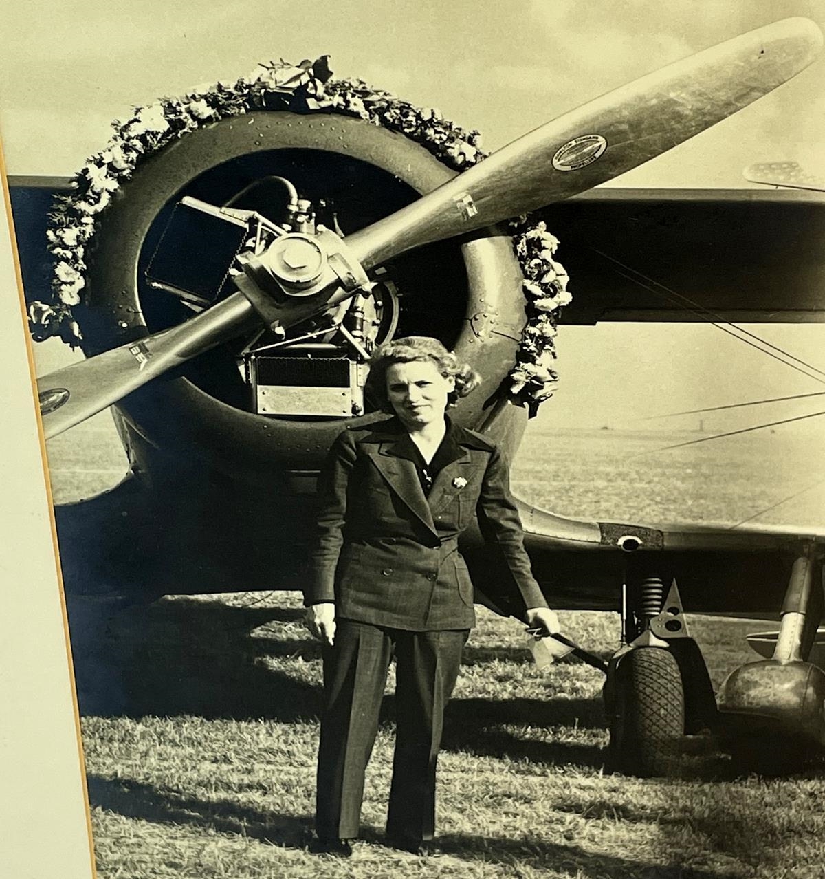 Stanley James Roy RARE Vintage 1938 Jacqueline Cochran and Gladys O