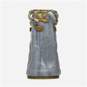 Rare vase with mistletoe - Alexandre Bigot