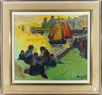 Untitled: Resting by the Docks - J. Berg