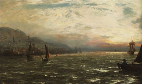 The Tay - at Newburgh by David Farquharson, 1889