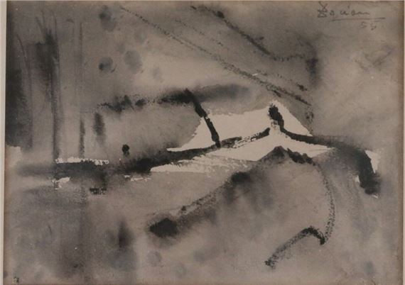 Untitled by Bohumir Strohalm Bocian, 1955