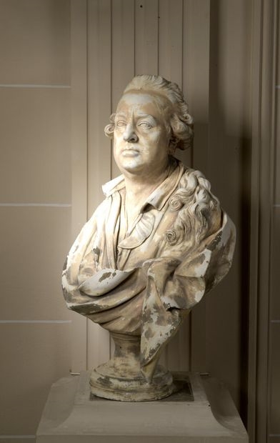 French School, 18th Century | Bust of a man (18th Century) | MutualArt