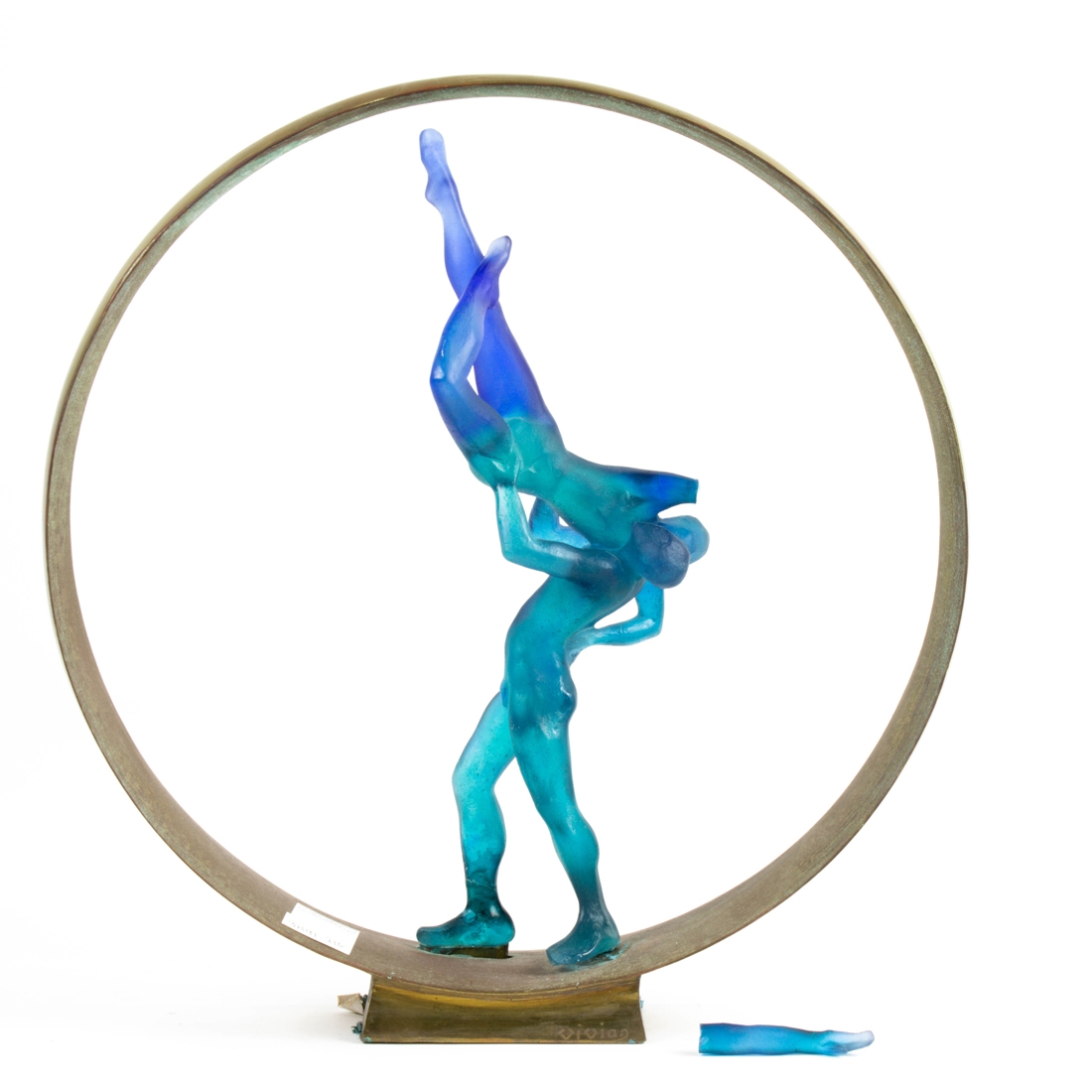 Artwork by Monique Vivian, Eden, Made of glass and bronze