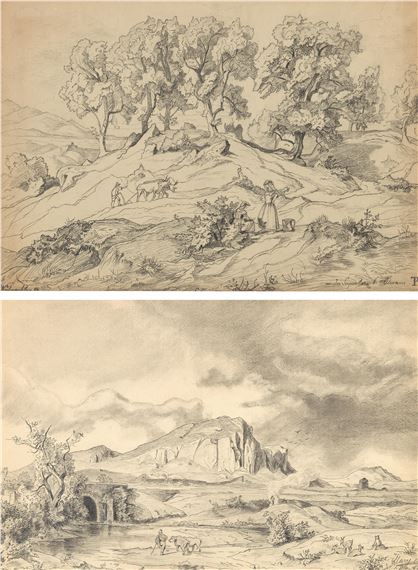 Landscape in Weimar by Friedrich Preller the Younger