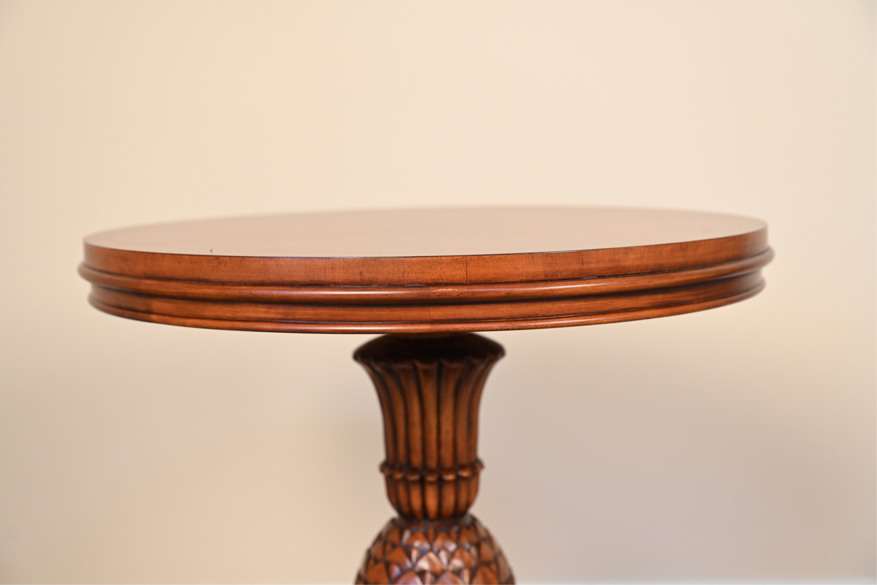 Ethan Allen ETHAN ALLEN PINEAPPLE SIDE TABLE MutualArt