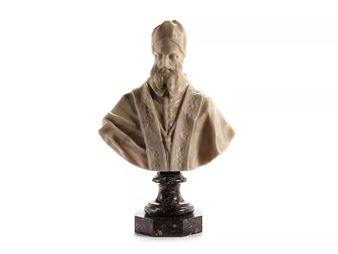 PORTAITBÜSTE PAPST GREGOR VIII (1502 BOLOGNA – 1585 ROM) - Carlo Francesco Mellone