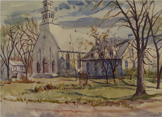 Domingue, Maurice - Église by Maurice Domingue