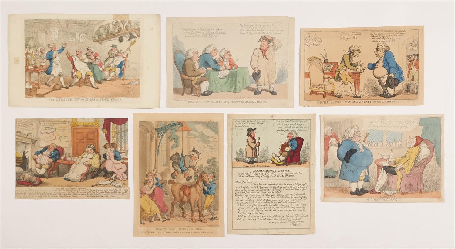 Thomas Rowlandson | Comical related to various Vocations | MutualArt