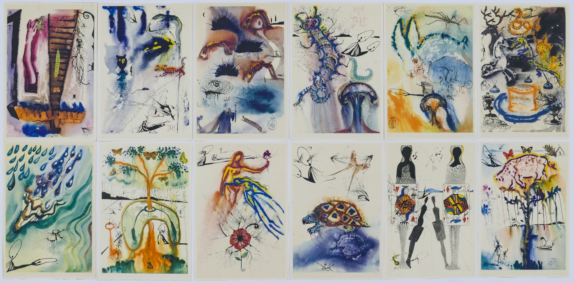 Salvador Dalí | ALICE'S ADVENTURES IN WONDERLAND (1969) | MutualArt