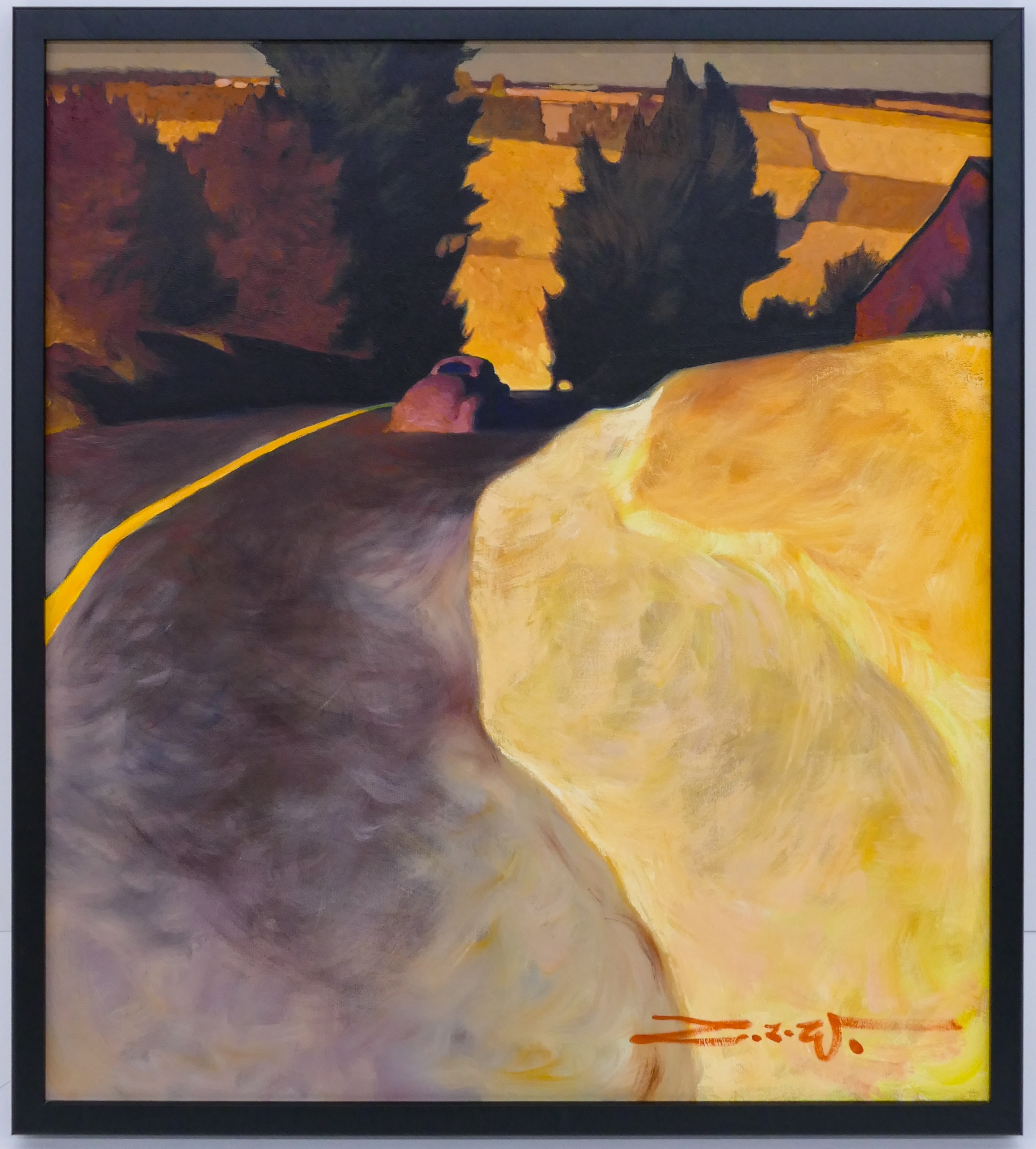 Artwork by Z.Z. Wei, FAVORITE DRIVE, Made of Oil on Canvas