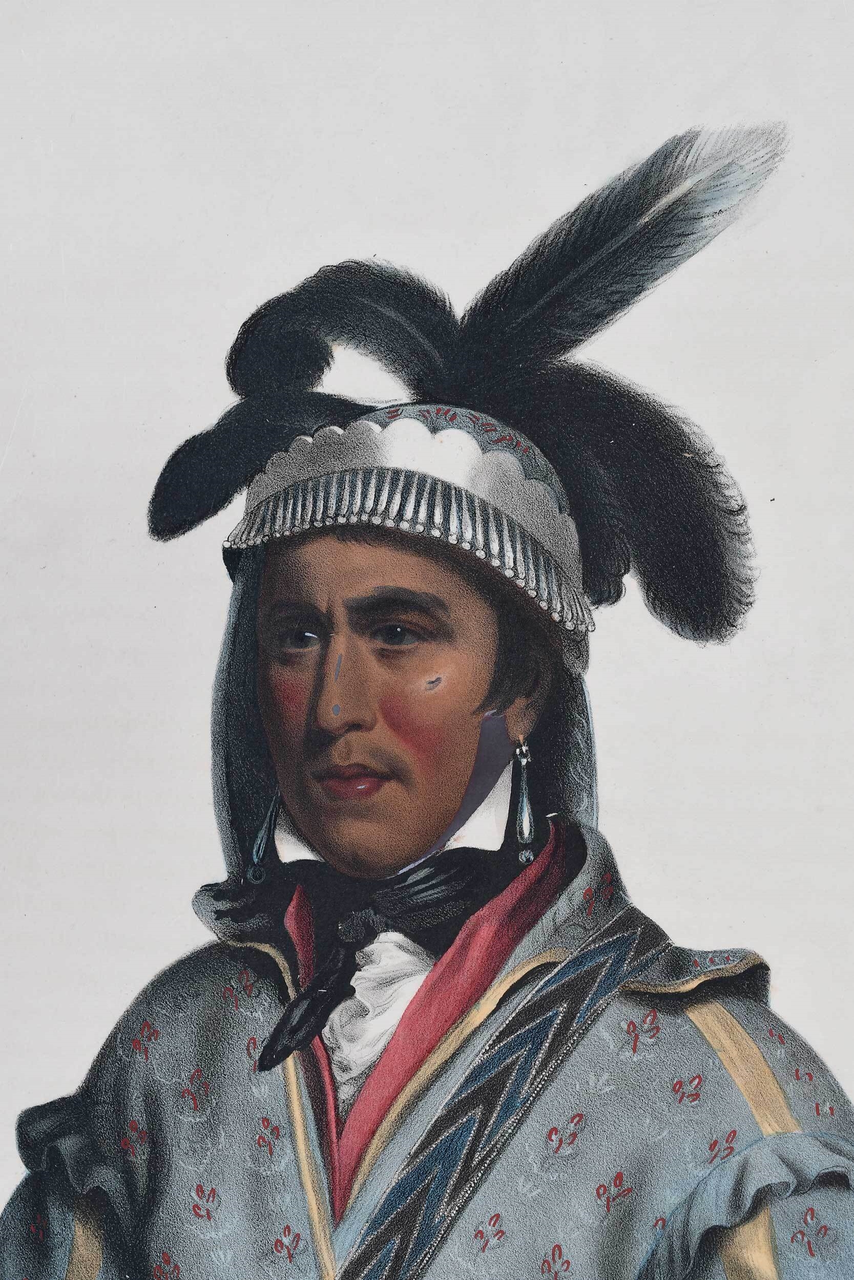 Thomas McKenney & James Hall | Four McKenney and Hall Native American ...